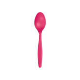 Cucchiaio Plastica Tinta unita Fucsia cm15,5 pz24